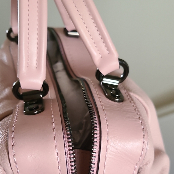 Coach  Pink Leather Satchel /crossbody bag - Picture 10 of 12